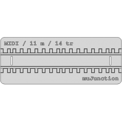 Gabarit MIDI / 11 m / 14 t / PECO Streamline