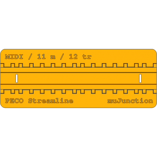 Gabarit MIDI 11 m / 12 t / PECO Streamline