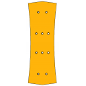 Gabarit de perçage - TJD Rocoline 15°