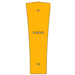 Gabarit de perçage - Aiguille symétrique longue Peco Streamline code 75